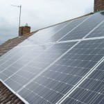 Solar Panels on roof of house in Huntingdonshire