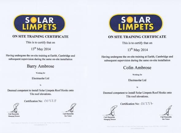 solar-limpet-certification