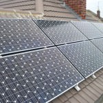Solar panels on roof in Peterborough