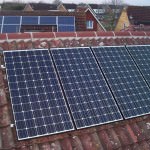 Solar PV installation in Alconbury - with another Electrasolar installation in the background